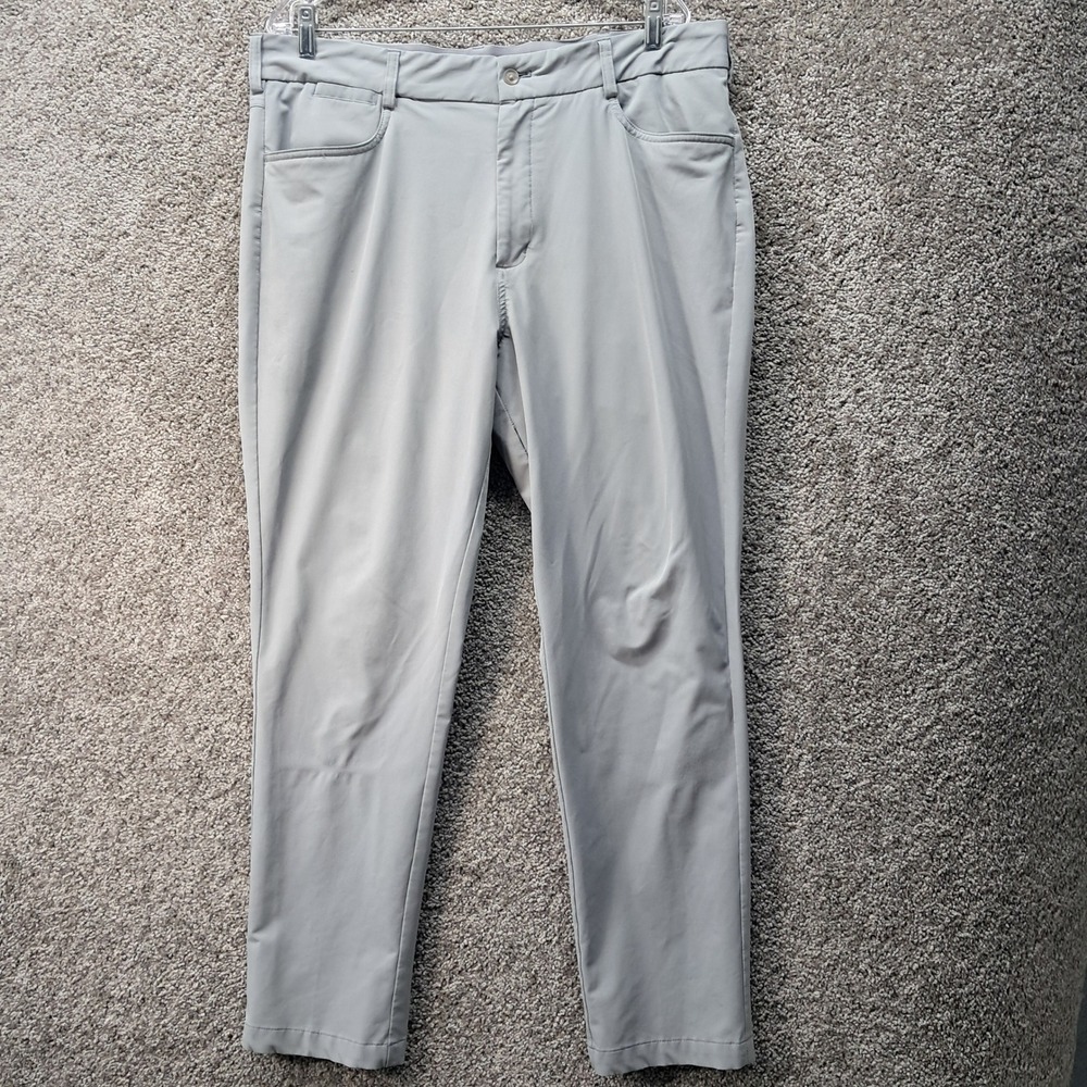 Walter Hagen Mens Grey Performance Stretch Golf Pants 36x28‎ Trousers